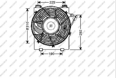 Prasco OP030F002 - Ventola, Raffreddamento motore www.autoricambit.com