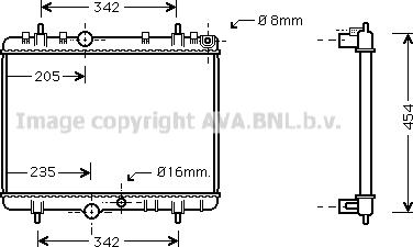 Prasco PEA2218 - Radiatore, Raffreddamento motore www.autoricambit.com