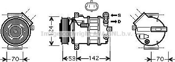 Prasco SBK063 - Compressore, Climatizzatore www.autoricambit.com