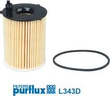 Purflux L343D - Filtro olio www.autoricambit.com