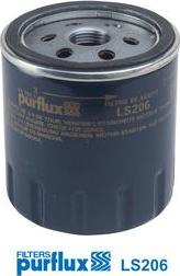 Purflux LS206 - Filtro olio www.autoricambit.com