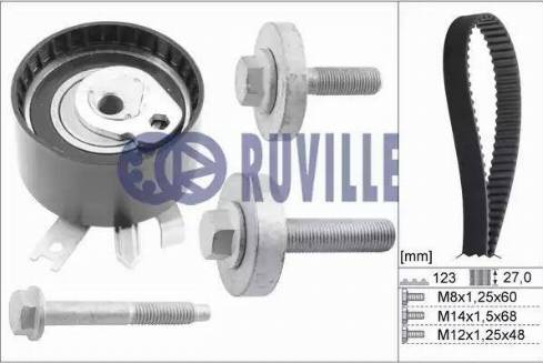Ruville 5558170 - Kit cinghie dentate www.autoricambit.com