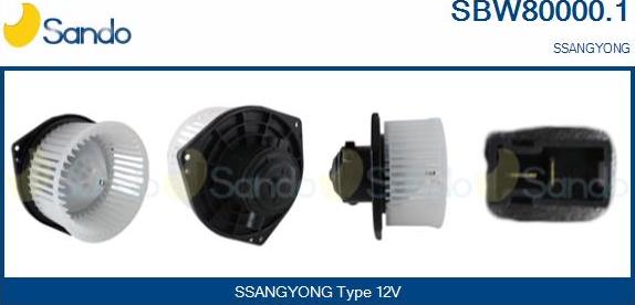 Sando SBW80000.1 - Ventilatore abitacolo www.autoricambit.com