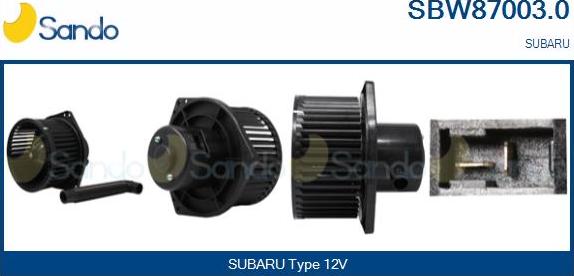 Sando SBW87003.0 - Ventilatore abitacolo www.autoricambit.com