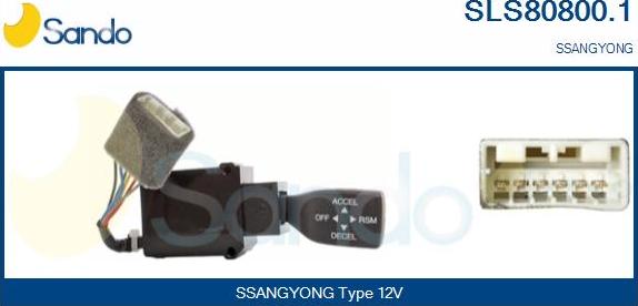 Sando SLS80800.1 - Interruttore comando, Imp. regolazione velocità www.autoricambit.com