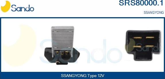 Sando SRS80000.1 - Resistenza, Ventilatore abitacolo www.autoricambit.com