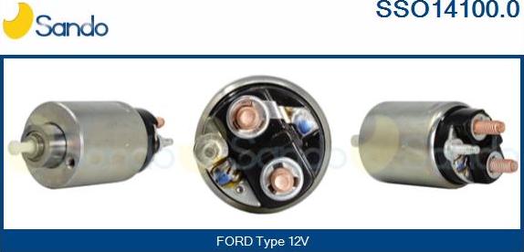 Sando SSO14100.0 - Elettromagnete, Motore d'avviamento www.autoricambit.com