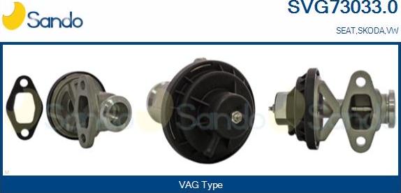 Sando SVG73033.0 - Valvola ricircolo gas scarico-EGR www.autoricambit.com
