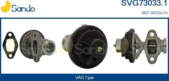 Sando SVG73033.1 - Valvola ricircolo gas scarico-EGR www.autoricambit.com