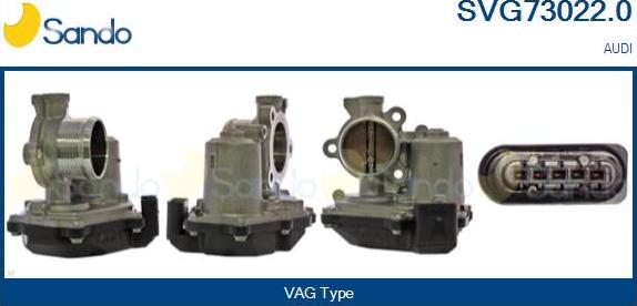 Sando SVG73022.0 - Valvola ricircolo gas scarico-EGR www.autoricambit.com