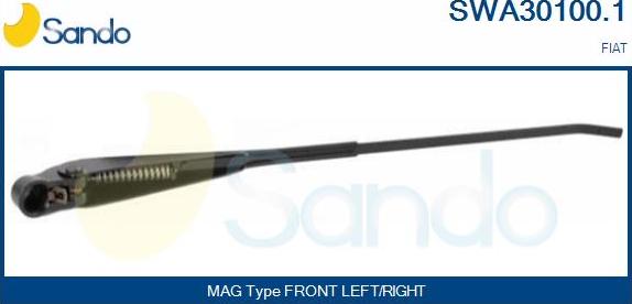 Sando SWA30100.1 - Braccio tergi, Pulizia cristalli www.autoricambit.com