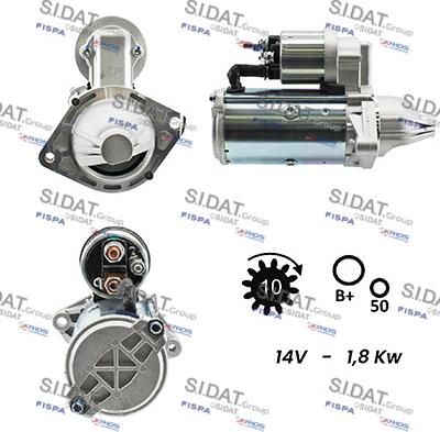 Sidat S12VA0084A2 - Motorino d'avviamento www.autoricambit.com