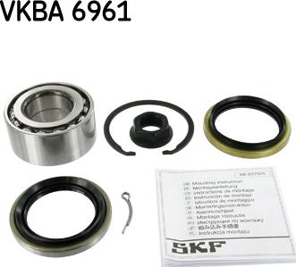 SKF VKBA 6961 - Kit cuscinetto ruota www.autoricambit.com