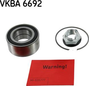 SKF VKBA 6692 - Kit cuscinetto ruota www.autoricambit.com
