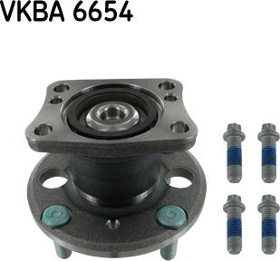 SKF VKBA 6654 - Kit cuscinetto ruota www.autoricambit.com