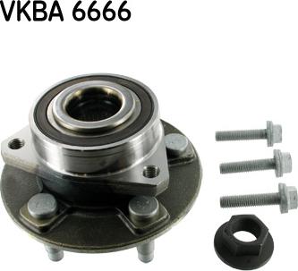SKF VKBA 6666 - Kit cuscinetto ruota www.autoricambit.com