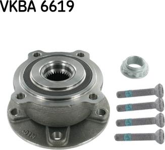 SKF VKBA 6619 - Kit cuscinetto ruota www.autoricambit.com