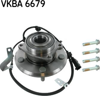 SKF VKBA 6679 - Kit cuscinetto ruota www.autoricambit.com