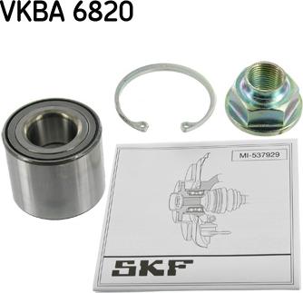 SKF VKBA 6820 - Kit cuscinetto ruota www.autoricambit.com
