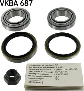 SKF VKBA 687 - Kit cuscinetto ruota www.autoricambit.com