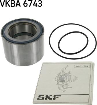 SKF VKBA 6743 - Kit cuscinetto ruota www.autoricambit.com