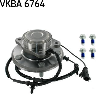 SKF VKBA 6764 - Kit cuscinetto ruota www.autoricambit.com