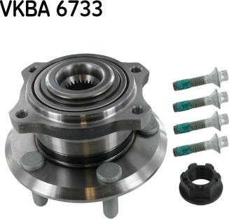 SKF VKBA 6733 - Kit cuscinetto ruota www.autoricambit.com