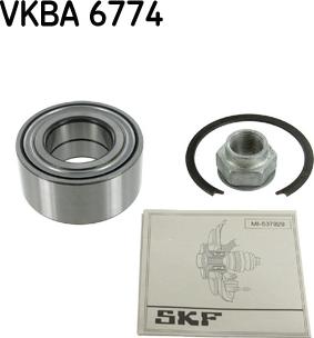 SKF VKBA 6774 - Kit cuscinetto ruota www.autoricambit.com