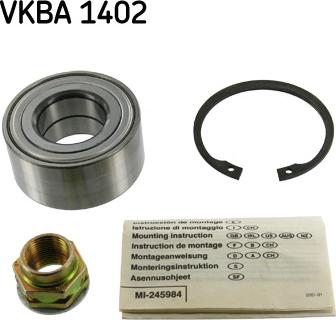SKF VKBA 1402 - Kit cuscinetto ruota www.autoricambit.com