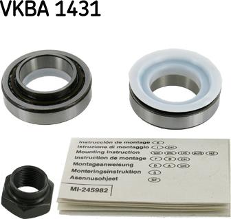 SKF VKBA 1431 - Kit cuscinetto ruota www.autoricambit.com
