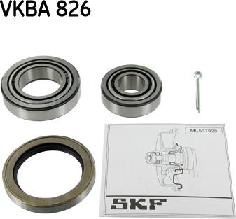 SKF VKBA 826 - Kit cuscinetto ruota www.autoricambit.com