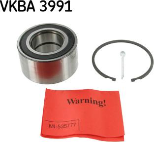 SKF VKBA 3991 - Kit cuscinetto ruota www.autoricambit.com
