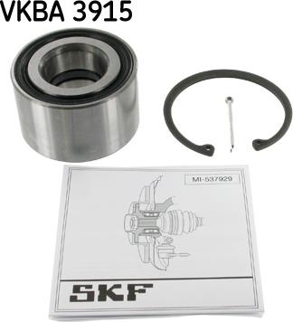 SKF VKBA 3915 - Kit cuscinetto ruota www.autoricambit.com