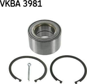 SKF VKBA 3981 - Kit cuscinetto ruota www.autoricambit.com
