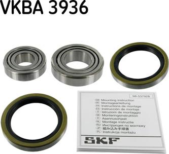 SKF VKBA 3936 - Kit cuscinetto ruota www.autoricambit.com