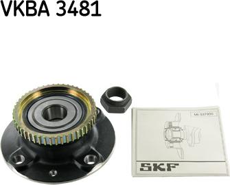 SKF VKBA 3481 - Kit cuscinetto ruota www.autoricambit.com