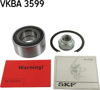 SKF VKBA 3599 - Kit cuscinetto ruota www.autoricambit.com