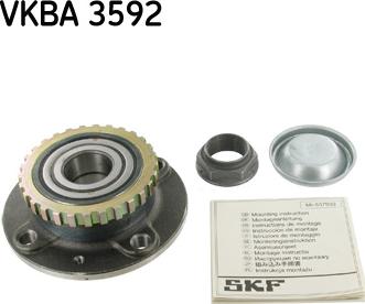 SKF VKBA 3592 - Kit cuscinetto ruota www.autoricambit.com