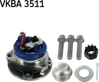 SKF VKBA 3511 - Kit cuscinetto ruota www.autoricambit.com