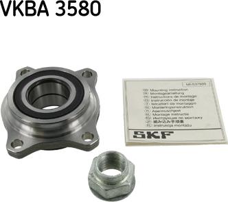 SKF VKBA 3580 - Kit cuscinetto ruota www.autoricambit.com
