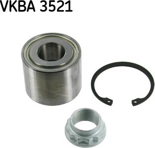 SKF VKBA 3521 - Kit cuscinetto ruota www.autoricambit.com