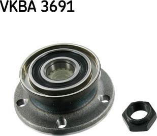 SKF VKBA 3691 - Kit cuscinetto ruota www.autoricambit.com