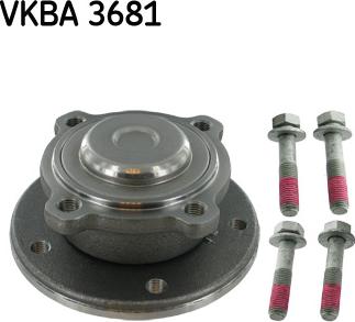 SKF VKBA 3681 - Kit cuscinetto ruota www.autoricambit.com
