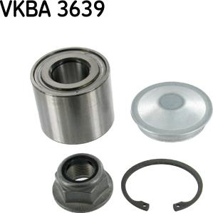 SKF VKBA 3639 - Kit cuscinetto ruota www.autoricambit.com