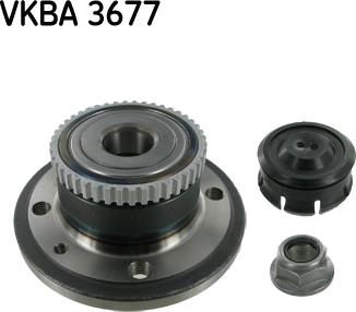 SKF VKBA 3677 - Kit cuscinetto ruota www.autoricambit.com