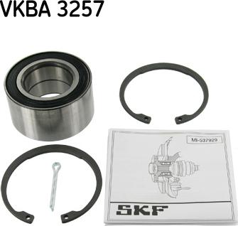 SKF VKBA 3257 - Kit cuscinetto ruota www.autoricambit.com
