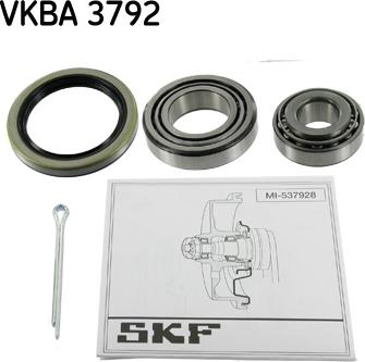 SKF VKBA 3792 - Kit cuscinetto ruota www.autoricambit.com