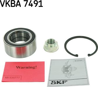 SKF VKBA 7491 - Kit cuscinetto ruota www.autoricambit.com