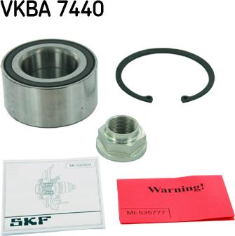 SKF VKBA 7440 - Kit cuscinetto ruota www.autoricambit.com
