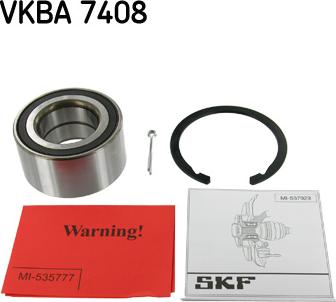 SKF VKBA 7408 - Kit cuscinetto ruota www.autoricambit.com